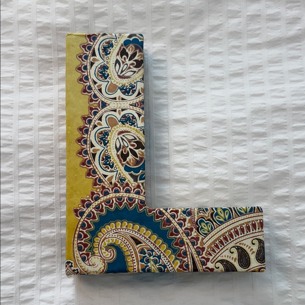 Paisley Decorative Letter L- Anthropologie